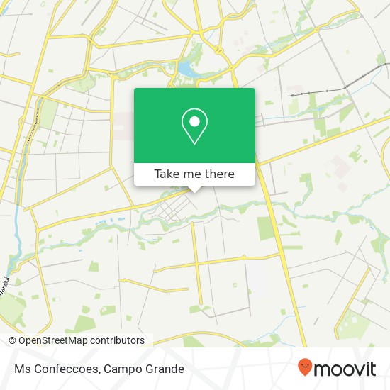 Mapa Ms Confeccoes, Rua Florestan Fernandes, 36 Alves Pereira Campo Grande-MS 79071-118