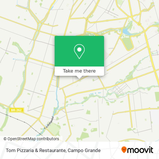Tom Pizzaria & Restaurante map