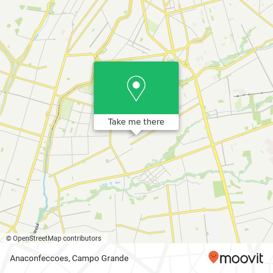 Mapa Anaconfeccoes, Rua Euclides Costa, 94 Pioneiros Campo Grande-MS 79070-093