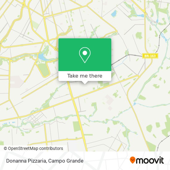 Mapa Donanna Pizzaria