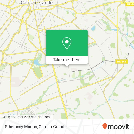 Mapa Sthefanny Modas, Rua Opala, 14 Rita Vieira Campo Grande-MS 79052-151