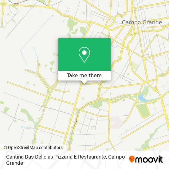 Mapa Cantina Das Delicias Pizzaria E Restaurante