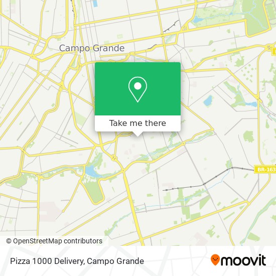 Mapa Pizza 1000 Delivery