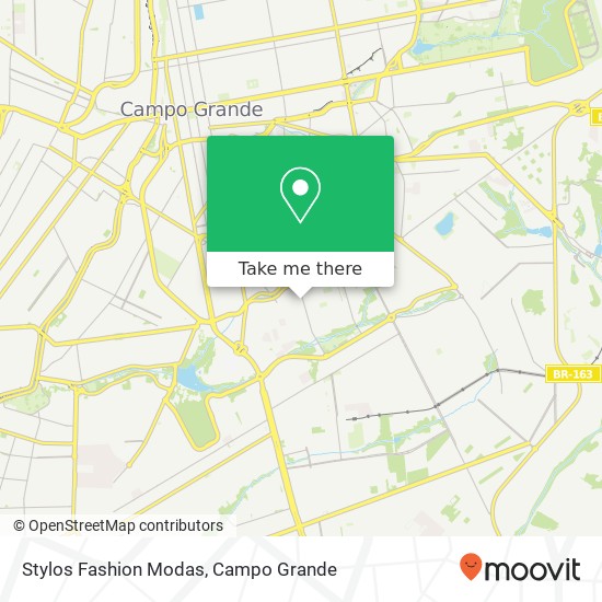 Mapa Stylos Fashion Modas, Rua Spipe Calarge, 1270 Carlota Campo Grande-MS 79051-560