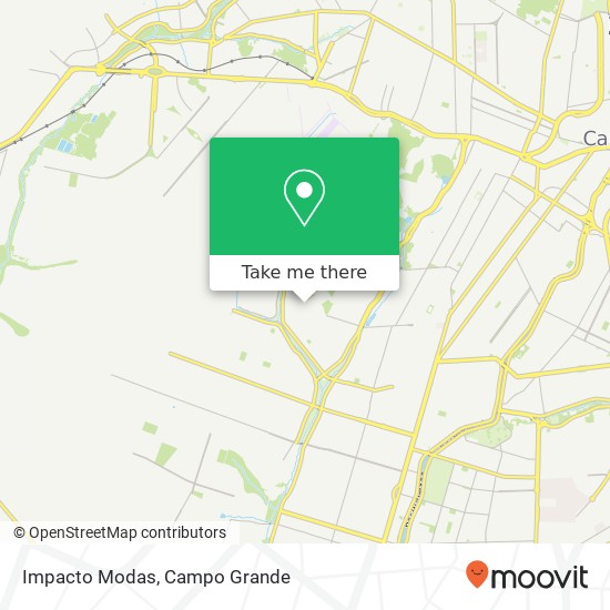 Mapa Impacto Modas, Rua das Árvores, 975 Leblon Campo Grande-MS 79092-070