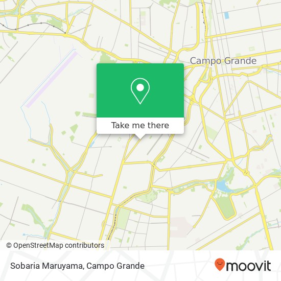 Mapa Sobaria Maruyama, Avenida Bandeirantes, 3107 Jacy Campo Grande-MS 79006-000