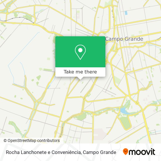 Mapa Rocha Lanchonete e Conveniência