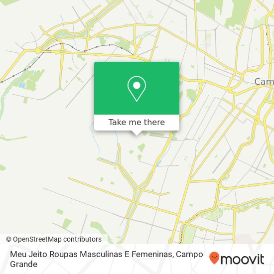 Mapa Meu Jeito Roupas Masculinas E Femeninas, Rua Helena Torres de Arruda, 238 União Campo Grande-MS 79091-012