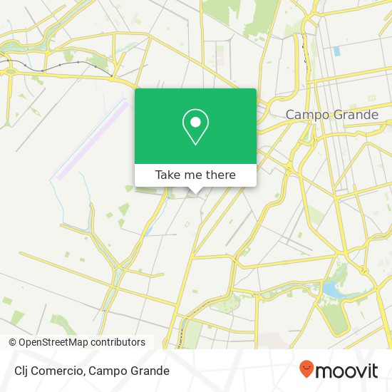 Mapa Clj Comercio, Rua Albert Sabin, 1522 Taveirópolis Campo Grande-MS 79090-160