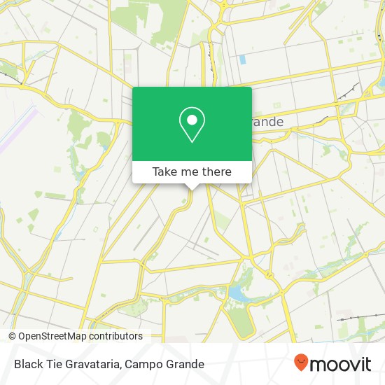 Black Tie Gravataria, Avenida Presidente Ernesto Geisel Jockey Club Campo Grande-MS 79008-411 map