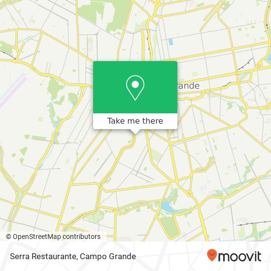 Mapa Serra Restaurante, Avenida Presidente Ernesto Geisel Jockey Club Campo Grande-MS 79008-411