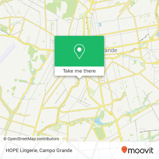 HOPE Lingerie, Avenida Presidente Ernesto Geisel Jockey Club Campo Grande-MS 79008-411 map