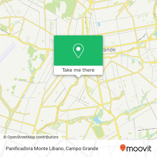 Panificadora Monte Líbano, Avenida Presidente Ernesto Geisel Jockey Club Campo Grande-MS 79008-411 map