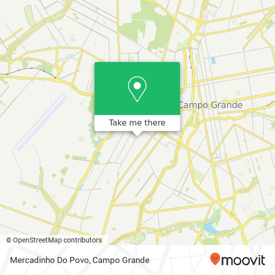 Mercadinho Do Povo, Avenida Tiradentes, 903 Bandeirantes Campo Grande-MS 79090-000 map