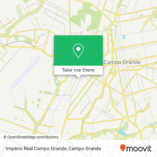 Mapa Império Real Campo Grande, Rua Boaventura da Silva, 436 Taveirópolis Campo Grande-MS 79090-151
