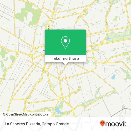 Mapa La Sabores Pizzaria, Rua Antônio Corrêa, 502 Glória Campo Grande-MS 79004-460