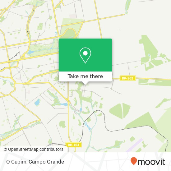 Mapa O Cupim, Avenida Orlando Daroz Maria Aparecida Pedrossian Campo Grande-MS 79044-491