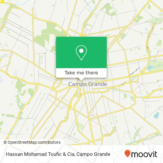 Hassan Mohamad Toufic & Cia, Avenida Calógeras, 2243 Centro Campo Grande-MS map