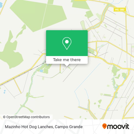 Mapa Mazinho Hot Dog Lanches