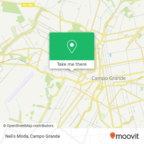 Mapa Neli's Moda, Rua Asturias, 88 Sobrinho Campo Grande-MS 79100-130