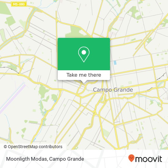 Mapa Moonligth Modas, Avenida Júlio de Castilho, 118 Planalto Campo Grande-MS 79009-095