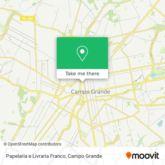 Papelaria e Livraria Franco map