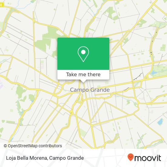 Loja Bella Morena, Avenida Calógeras, 2437 Centro Campo Grande-MS map