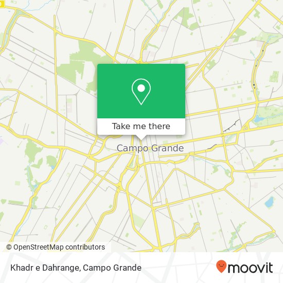 Mapa Khadr e Dahrange, Avenida Calógeras, 2284 Centro Campo Grande-MS