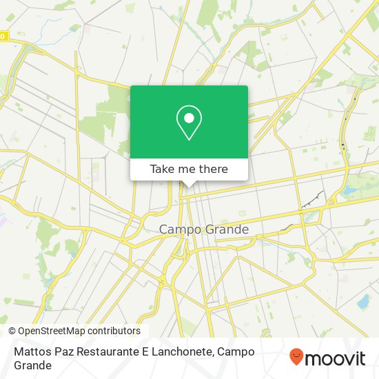 Mattos Paz Restaurante E Lanchonete, Avenida Calógeras Centro Campo Grande-MS 79002-004 map