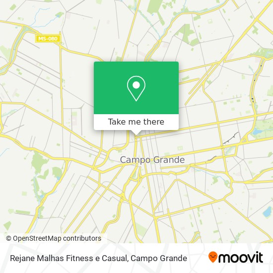 Rejane Malhas Fitness e Casual map