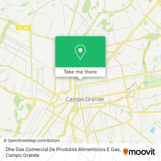 Dhe Gas Comercial De Produtos Alimenticios E Gas map