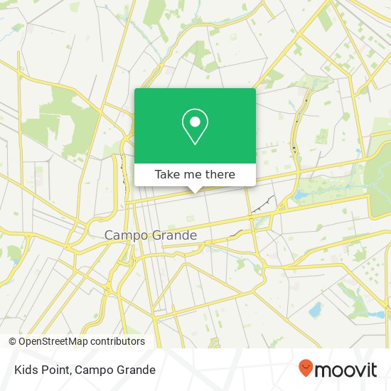 Mapa Kids Point, Rua Vinte e Cinco de Dezembro, 924 Jardim dos Estados Campo Grande-MS 79002-061