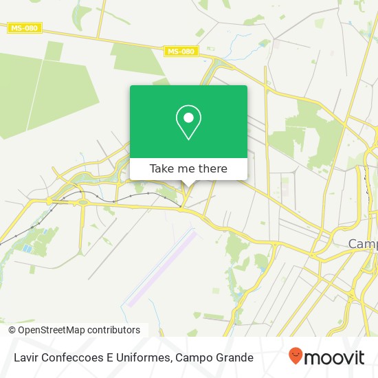 Lavir Confeccoes E Uniformes, Rua Gibraltar, 167 Santo Antonio Campo Grande-MS 79102-350 map