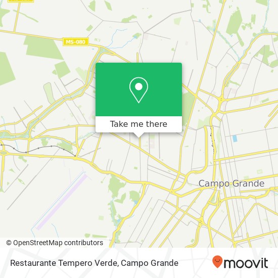 Restaurante Tempero Verde, Avenida Presidente Vargas, 1307 Santo Amaro Campo Grande-MS map