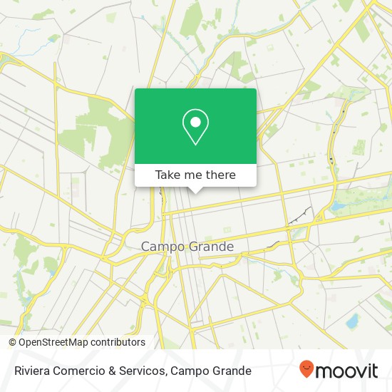 Mapa Riviera Comercio & Servicos, Rua Pedro Celestino, 2363 Centro Campo Grande-MS 79002-372