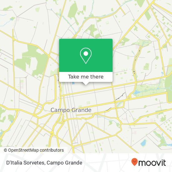 D'Italia Sorvetes, Rua Doutor Arthur Jorge, 1591 Centro Campo Grande-MS 79002-440 map