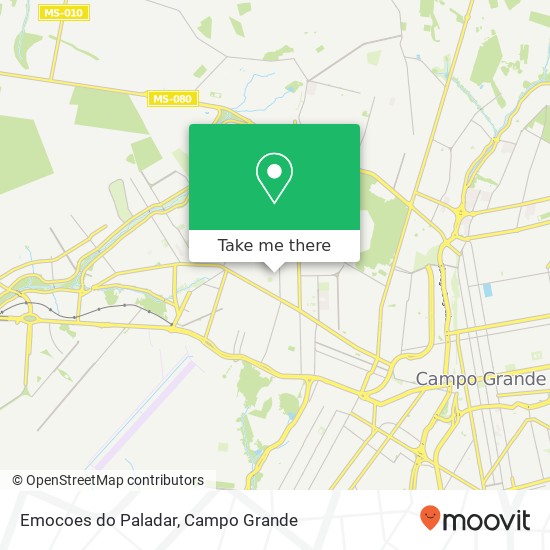 Mapa Emocoes do Paladar, Rua Bom Jardim, 60 Santo Amaro Campo Grande-MS 79112-330