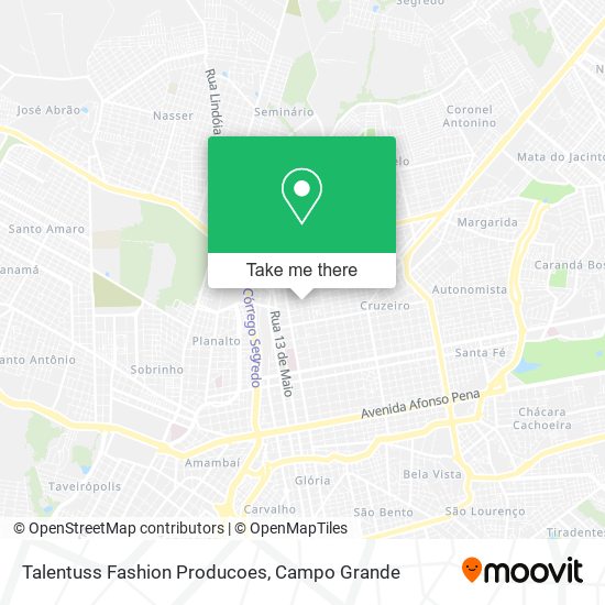 Talentuss Fashion Producoes map