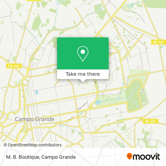 M. B. Boutique map