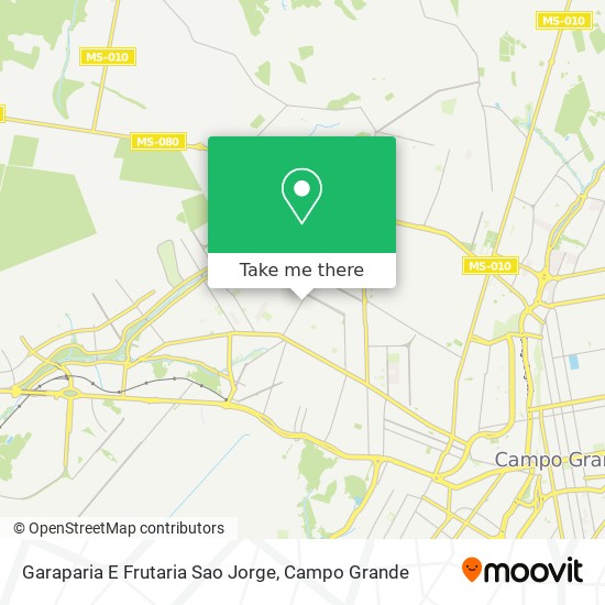 Garaparia E Frutaria Sao Jorge map