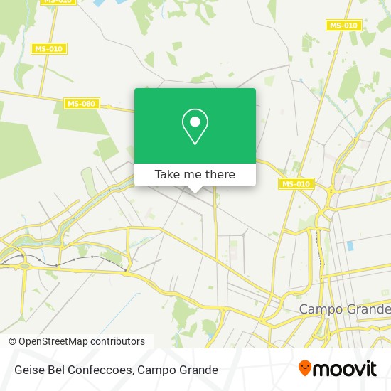 Geise Bel Confeccoes map