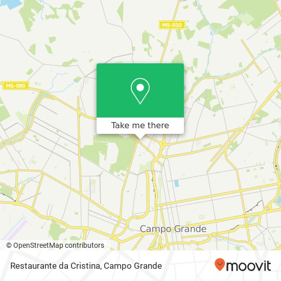 Restaurante da Cristina, Rua Passos, 50 São Francisco Campo Grande-MS 79118-010 map