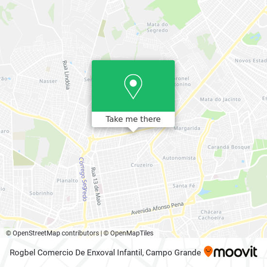 Rogbel Comercio De Enxoval Infantil map