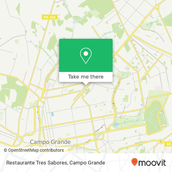 Restaurante Tres Sabores, Rua Minas Gerais, 8 Cruzeiro Campo Grande-MS 79022-280 map