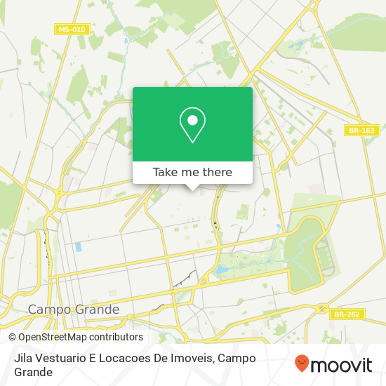 Jila Vestuario E Locacoes De Imoveis, Rua Autonomista, 1140 Monte Carlo Campo Grande-MS 79022-490 map