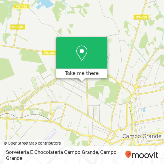 Sorveteria E Chocolateria Campo Grande, Rua Castanheiras, 168 Santo Amaro Campo Grande-MS 79115-090 map