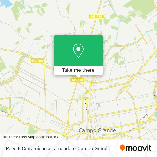 Paes E Conveniencia Tamandare map