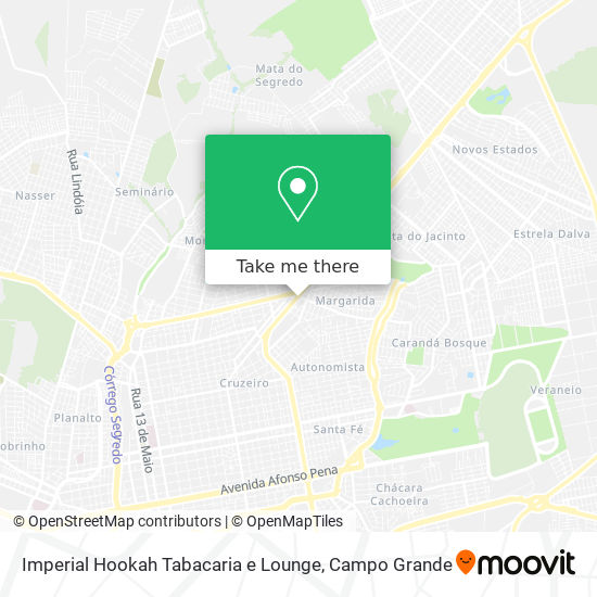 Mapa Imperial Hookah Tabacaria e Lounge