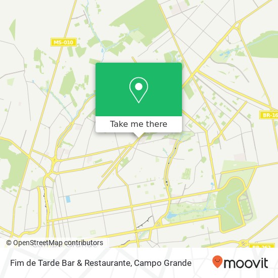 Mapa Fim de Tarde Bar & Restaurante, Avenida da Capital Monte Carlo Campo Grande-MS 79022-180