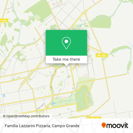 Mapa Família Lazzarini Pizzaria